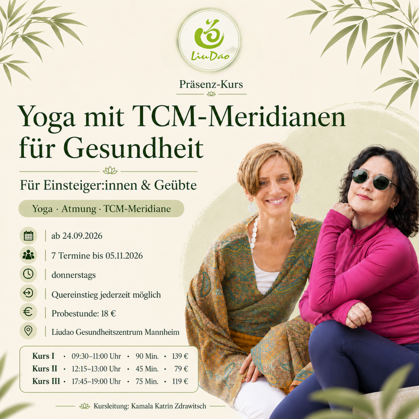 Yoga mit TCM-Meridianen für Gesundheit
