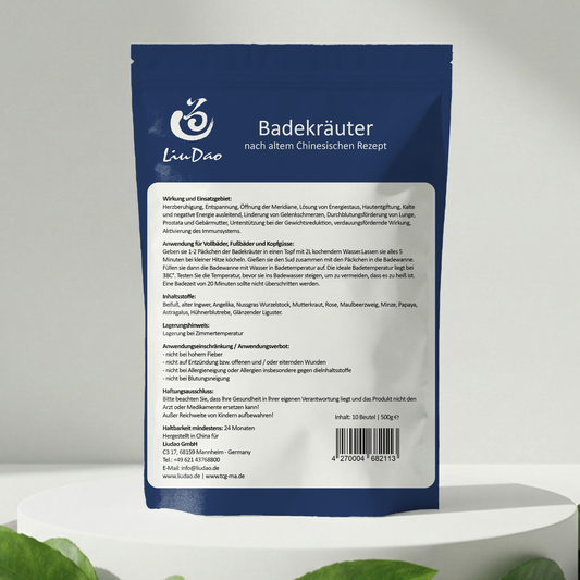 Badekräuter nach altem Chinesischen Rezept