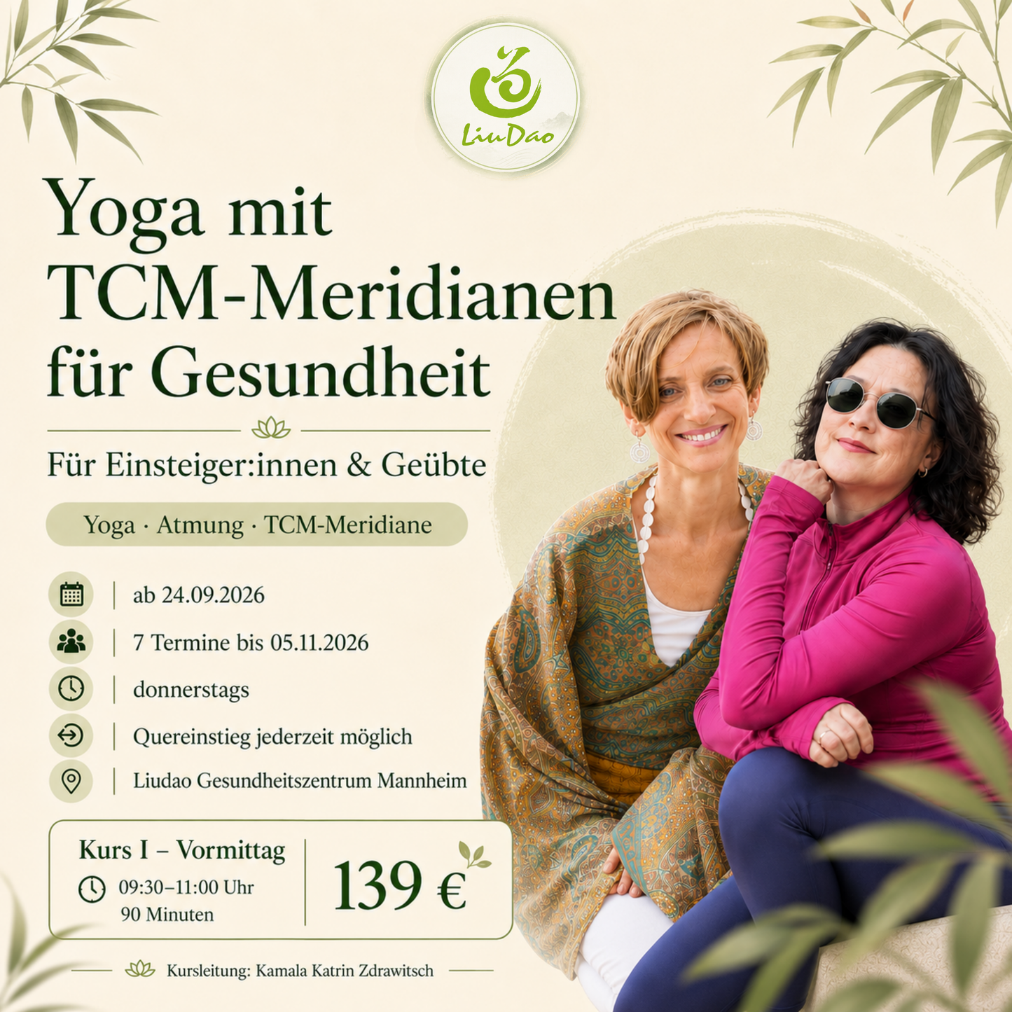 Yoga mit TCM-Meridianen für Gesundheit