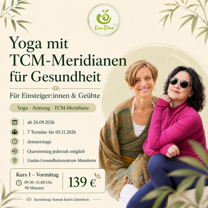 Yoga mit TCM-Meridianen für Gesundheit