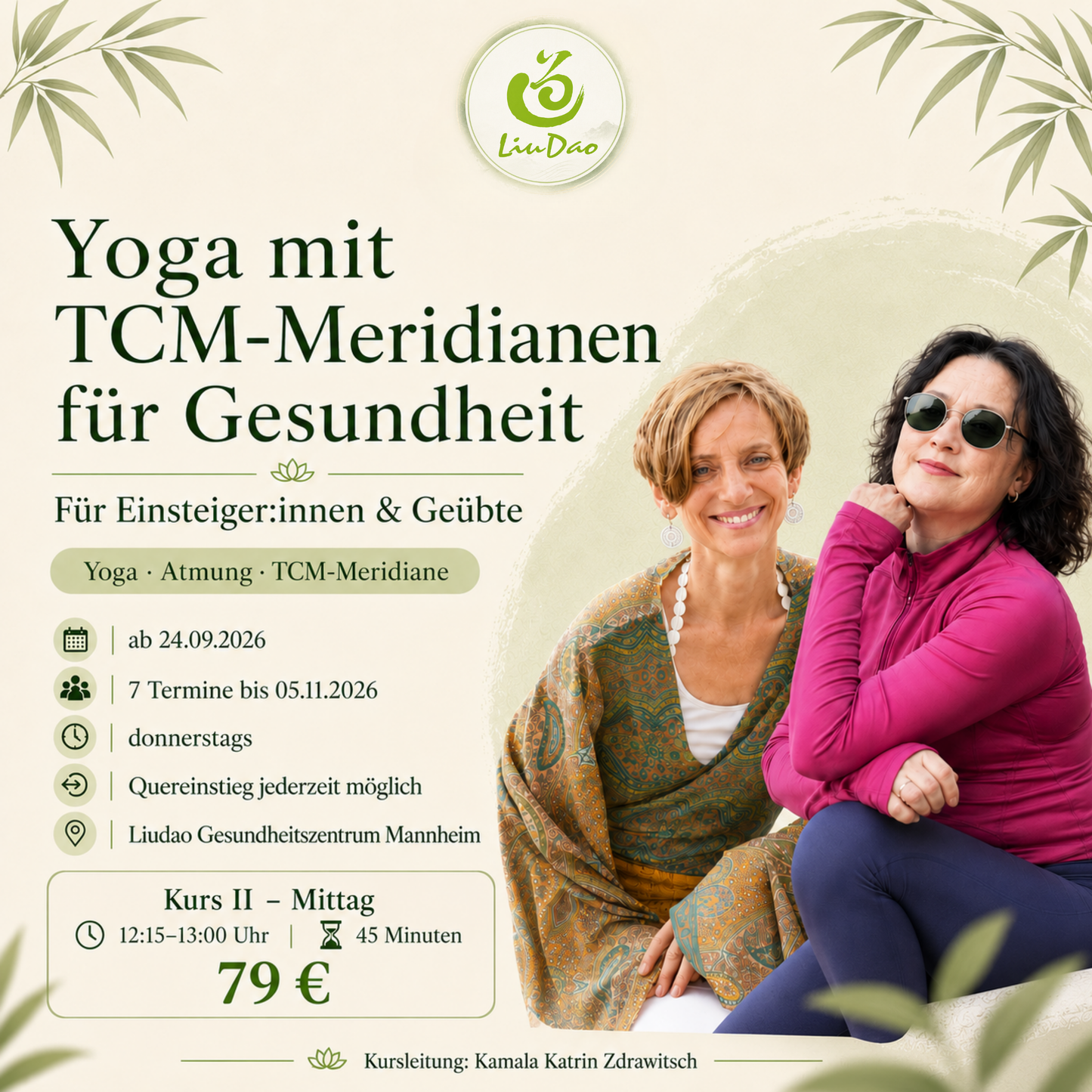 Yoga mit TCM-Meridianen für Gesundheit