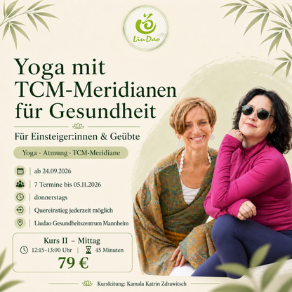 Yoga mit TCM-Meridianen für Gesundheit