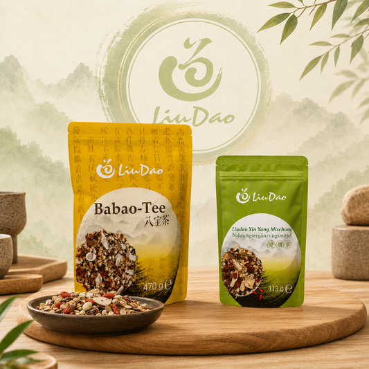 Liudao Balance-Tee-Set – Babao Tee & Yin Yang Tee