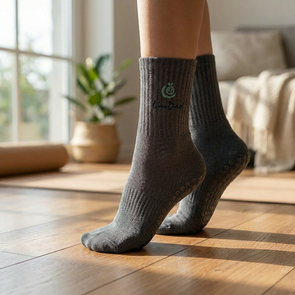 Liudao Yoga Socken mit Anti-Rutsch Sohle 4er Pack