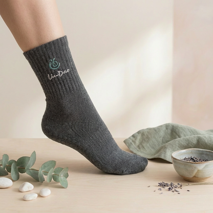 Liudao Yoga Socken mit Anti-Rutsch Sohle 4er Pack