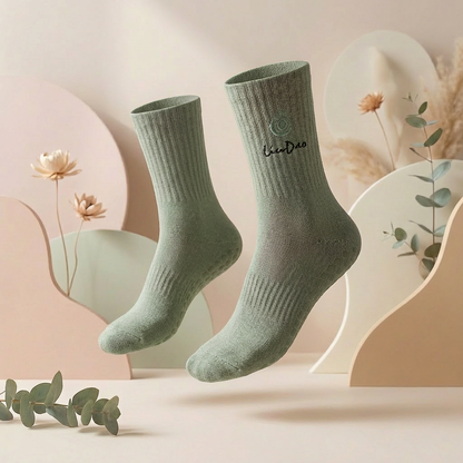 Liudao Yoga Socken mit Anti-Rutsch Sohle 4er Pack
