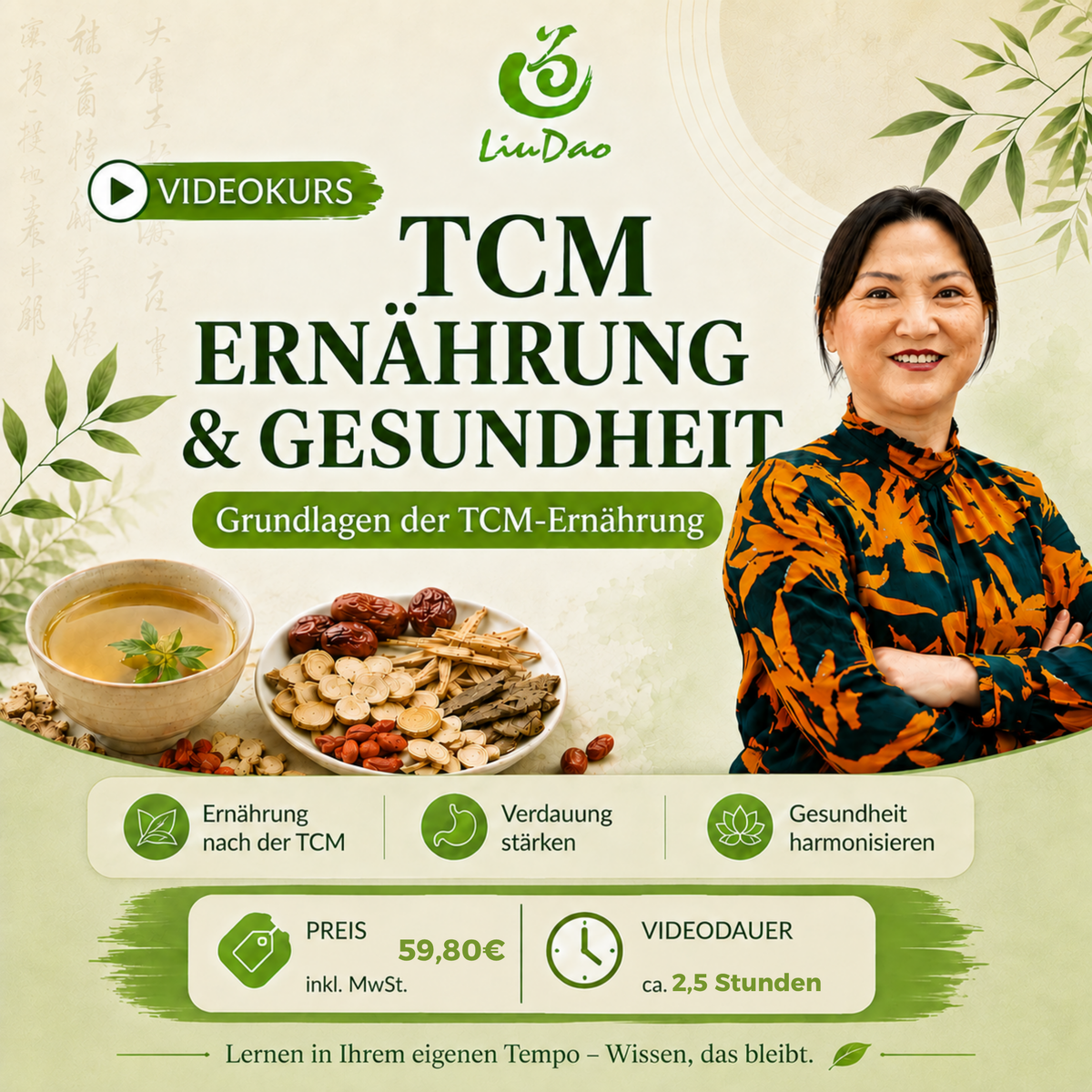 Videokurs: TCM Ernährung &amp; Gesundheit – Grundlagen der TCM-Ernährung